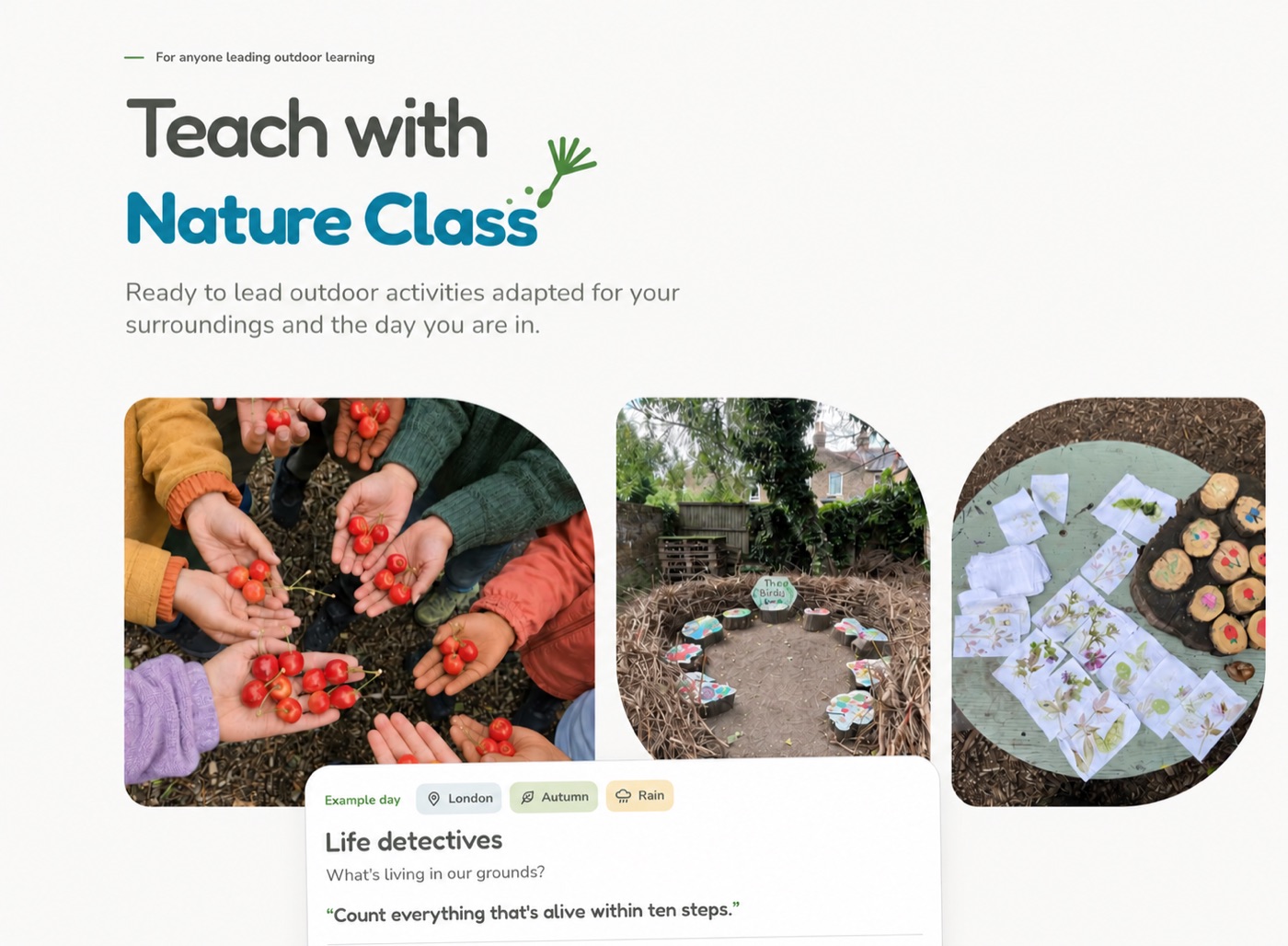 Screenshot of Nature Class