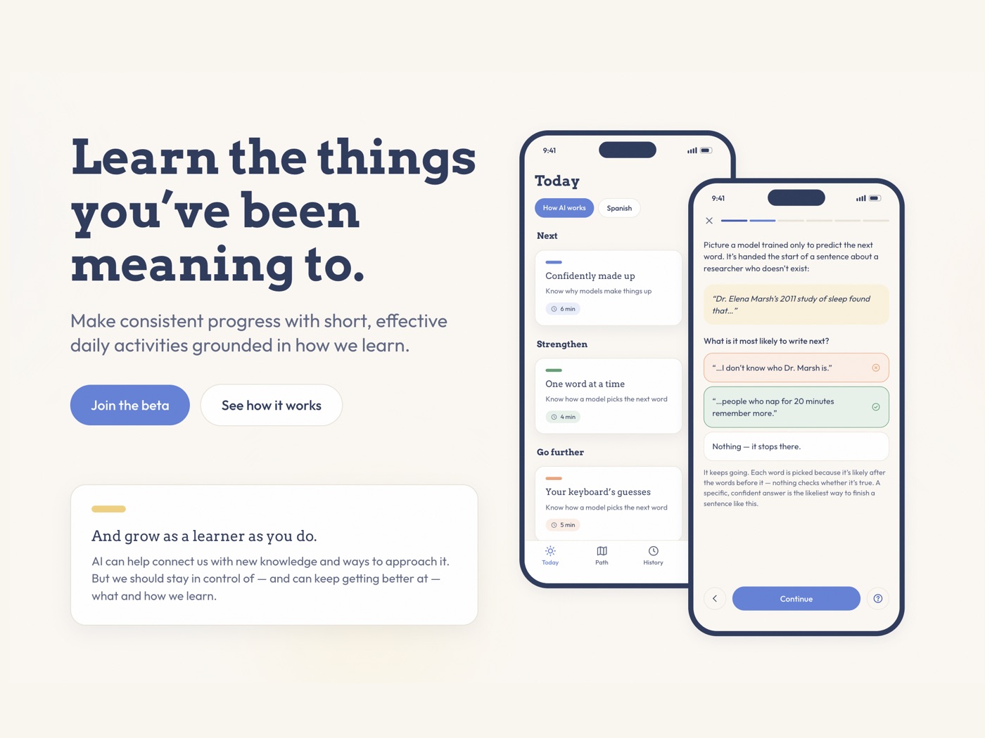 Screenshot of thinkering
